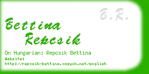 bettina repcsik business card